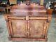 Antique Victorian Mahogany Chiffonier Sideboard Cupboard Drawers Shelves