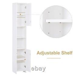 Bathroom Freestand Tower Cabinet Storage Organizer 2Drawers 2Shelves Cupboard