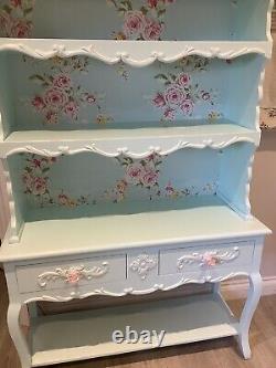 Beautiful french chic style cupboard display unit With Shelves