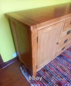 Brand New Solid Oak Unit, cupboards, drawers, shelves