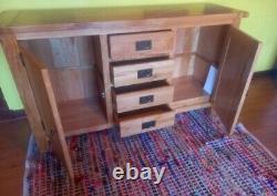 Brand New Solid Oak Unit, cupboards, drawers, shelves