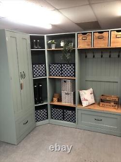 Corner Flexible Storage Units, drawers Cupboard, boot Mud Room Corner Bench Shelf