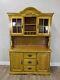 Dresser Oak 3 Drawers 4 Shelves 2 Cupboards Glass Display Cabinet Country Style