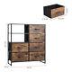 Dresser Tower Storage Unit Closet Organizer Fabric Chest Of Drawers With Shelves