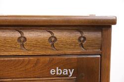 Ercol Mural Record Player Display Cabinet Cupboard Golden Dawn FREE UK Delivery