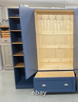 Farrow & B Stiffkey Blue, mud Room Storage Cupboard Furniture, handmade No Toxins