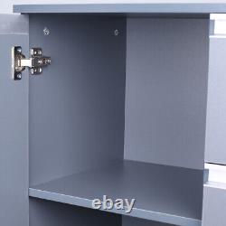 Hallway Sideboard Bedroom Storage Cabinet Kitchen Cupboard With 1 Door 3 Drawers