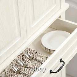 Itzcominghome Tall Kitchen Storage Cupboard Cabinet Pantry White Unit drawer