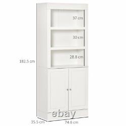 Kitchen Storage Cabinet Freestand Pantry Cupboard Diningroom Compartment Shelves