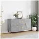Large Storage Cupboard With Shelves Grey Wooden Sidecabinet Storage Drawers Unit