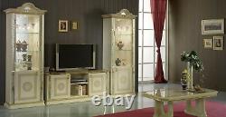 Living Room Classic Showcase Wood Cupboard Elegant Display Cabinet Sideboard New