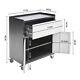 Metal Locker Filing Storage Unit Cabinet Adjustable Shelf Tools Cupboard Trolley