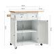 Mobile Over Kitchen Storage Trolley Cart Unit Sideboard Cupboard Cabinet Drawers