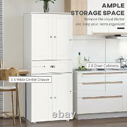 Modern Kitchen Cupboard Living Room Storage Cabinet with Drawer and Shelves