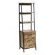Multifunctional Bookshelf Storage Bookcase With4 Open Shelves & 3 Drawers Cupboard