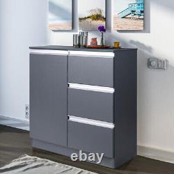 Multifunctional Storage Cabinet Standing Unit Kitchen Cupboard With Door & Drawers