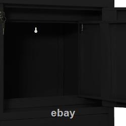 Office Cabinet Drawers File Storage Adjustable shelf Locker Cupboard Steel