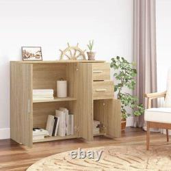Sideboard Cabinet Cupboard Storage Furniture Console Tabler with 2 Drawers Doors