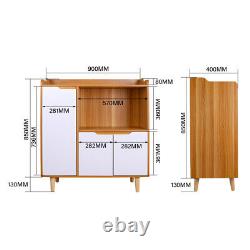 Sideboard Display Cabinet with Door Shelf Living Room Wooden Storage Cupboard