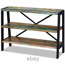 Sideboard withDrawers/Shelves Solid Reclaimed Wood Cupboard Cabinet Organiser Unit
