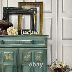 Small Vintage Cabinet Painted Turquoise 2 Door Cupboard Commission Order