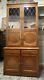 Stanley Wood Oak & Veneer Display Dresser With Cupboards & Drawers
