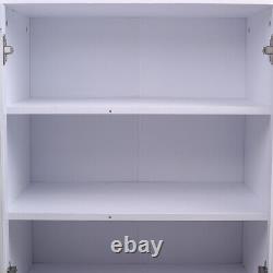 Tall Storage Cabinet Kitchen Cupboard Utensils Sideboard Storage Shelf & Drawers