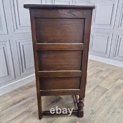 Vintage Ercol Credence Cupboard Buffet Cabinet Drawer Old Colonial Traditional