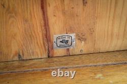Vintage Rustic Wooden Farmhouse Shelf & Drawers Plant Spice Books Oak
