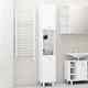 White Bathroom Cabinet Storage Unit Withdrawers&shelves Tallboy Cupboard Furniture